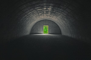 Inside Bunker Door - AWR Inside Bunker Door - AWR