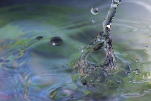 Blue and Green Splash
