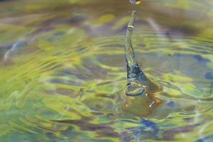 Yellow and Blue Splash